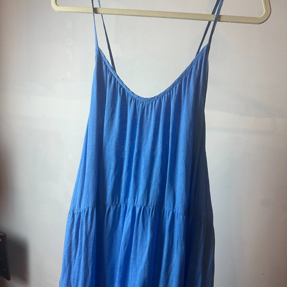 Left On Friday Women's Maxi Dress – Size L/XL – VIBRANT BLUE - Picture 5 of 7